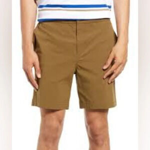 Treasure & Bond Flat Front Elastic Waist Back Shorts - NWT - Size XL Slim